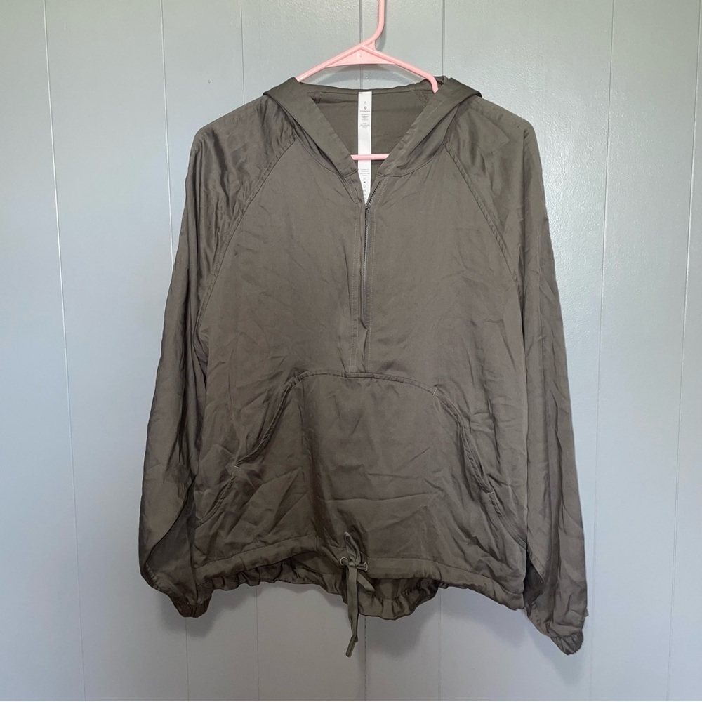 Lululemon City Stroll Hoodie Grey Sage Size 6 - Picture 3 of 7